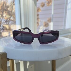 Salvatore Ferragamo Dark Purple Sunglasses
